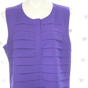 #351 Chico's Purple Dressy Tank Size 3 (16)